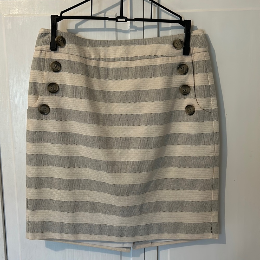Loft striped skirt - Petite